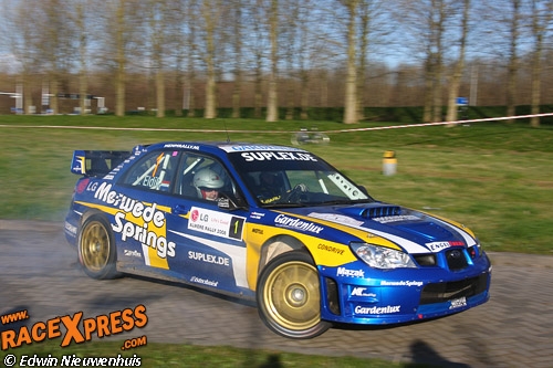 Tweede ronde Euro Rally Challenge start met showproef